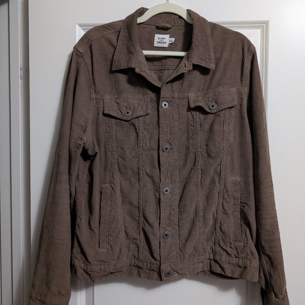 Flint and Tinder corduroy trucker jacket (unlined)